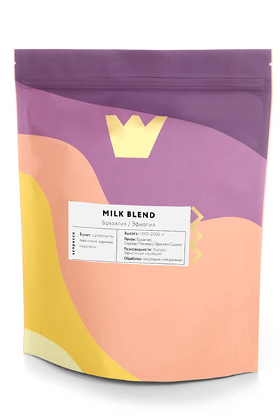 Свежеобжаренный кофе "Milk Blend"