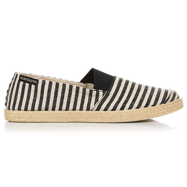.///   Quiksilver Espadrilled Black/Black/Brown