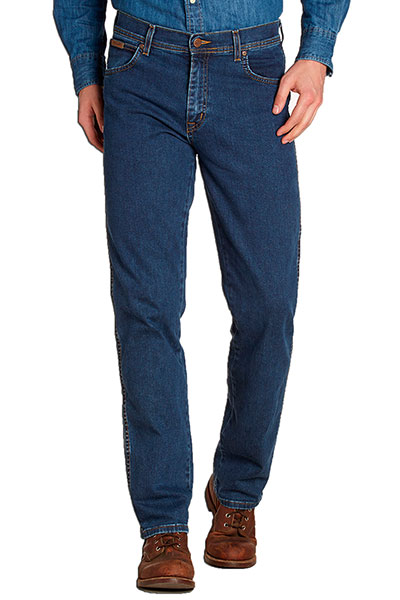 Купить джинсы мужские Wrangler Texas Stretch Darkstone (W12133009) в интернет-магазине JeansDean.ru