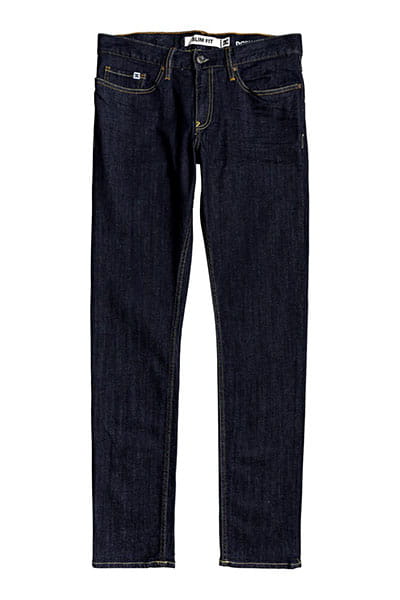 Темно-серые джинсы worker indigo rinse slim fit