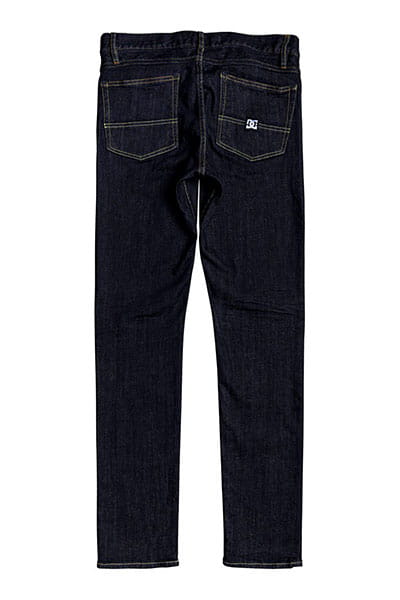 Фиолетовые джинсы worker indigo rinse slim fit