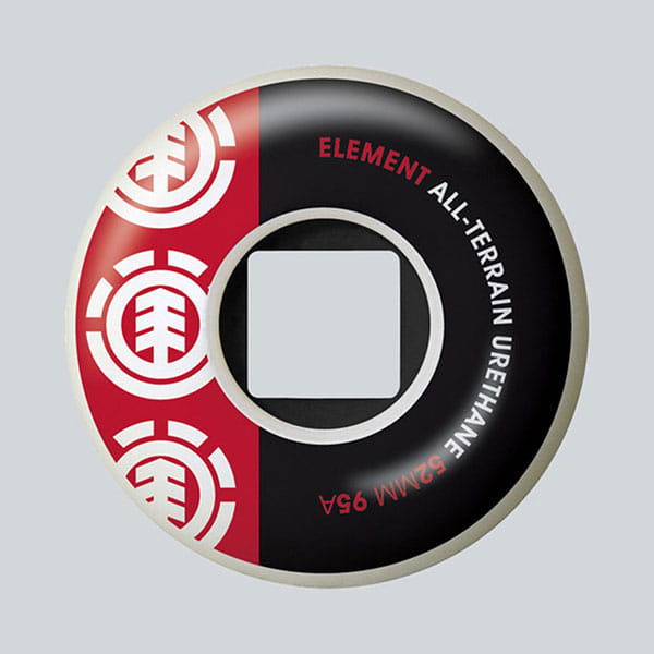 Колеса для скейтборда Element Section Red 95A 52 mm