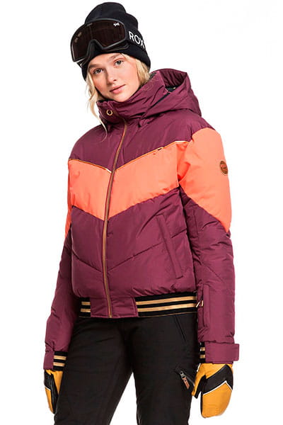 Бордовый женская сноубордическая куртка torah bright summit