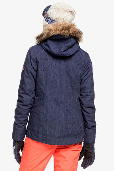 Жен./Сноуборд/Верхняя одежда/Куртки для сноуборда Женская Сноубордическая Куртка Roxy Meade Denim