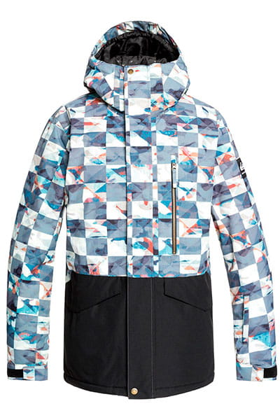 Муж./Сноуборд/Верхняя одежда/Куртки для сноуборда Мужская Сноубордическая Куртка Quiksilver Mission