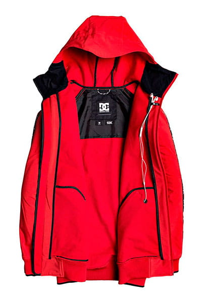 Красный мужская сноубордическая куртка spectrum