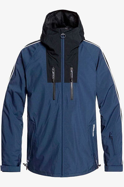 Синий мужская сноубордическая куртка palomart