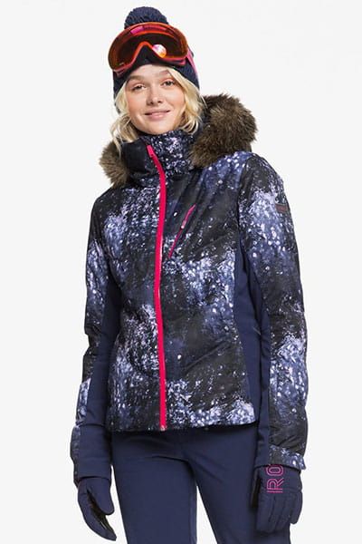 Жен./Сноуборд/Верхняя одежда/Куртки для сноуборда Женская сноубордическая Куртка Roxy Snowstorm Plus