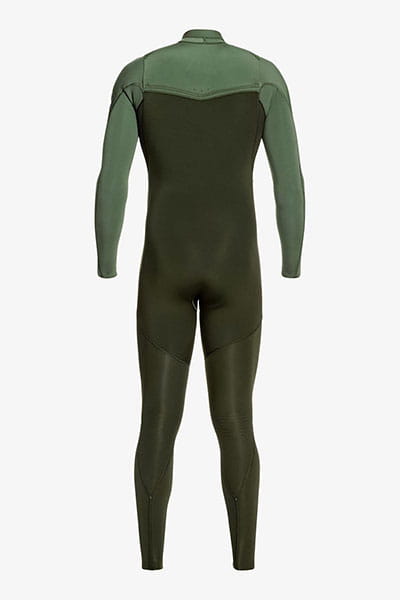 Темно-зеленый мужской гидрокостюм с молнией на груди 3/2mm highline ltd monochrome