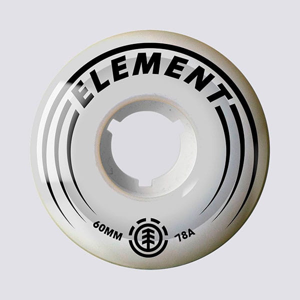 Темно-серые колеса для скейта element filmer 60 mm