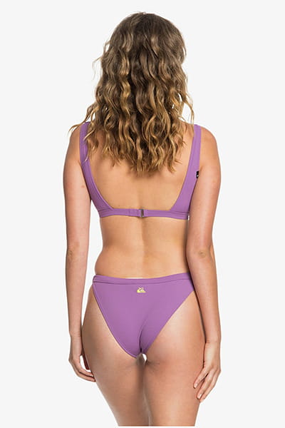 Фиолетовые женские плавки quiksilver womens