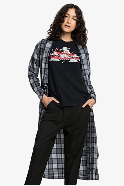 Женская удлинённая рубашка с длинным рукавом Quiksilver Womens