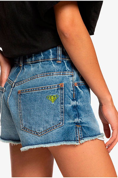Жен./Одежда/Шорты/Шорты джинсовые Женские джинсовые шорты со средней талией Trigger Hippie