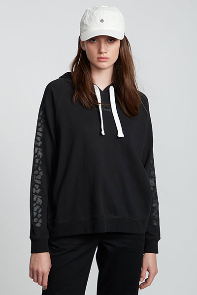   Element Branded Hood Flint Black