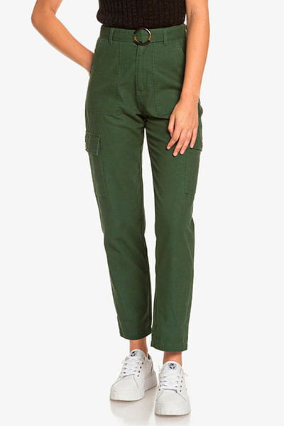 Зеленый женские брюки-карго sense yourself