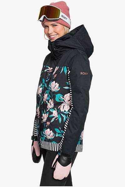 Мультиколор женская сноубордическая куртка roxy jetty