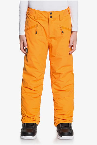 Оранжевый детские сноубордические штаны boundry 8-16