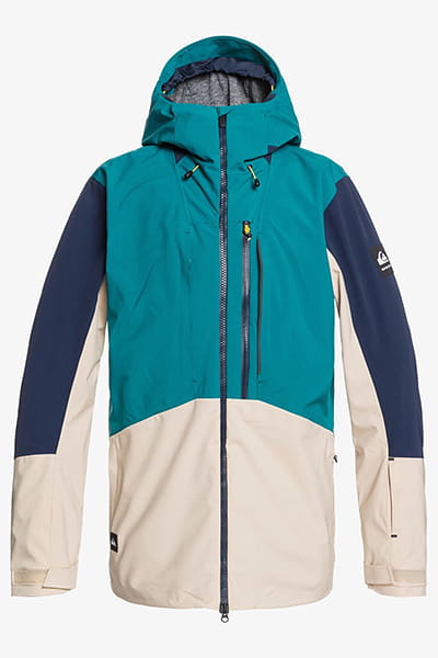 Бежевый мужская сноубордическая куртка travis rice stretch
