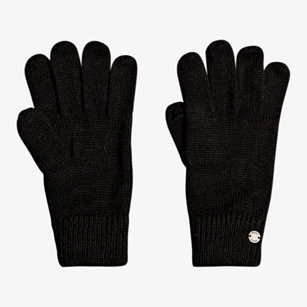 Черные женские перчатки love today