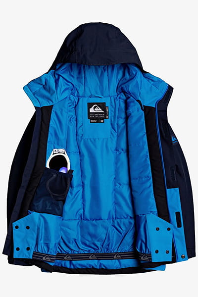 Бордовый детская сноубордическая куртка mission solid 8-16