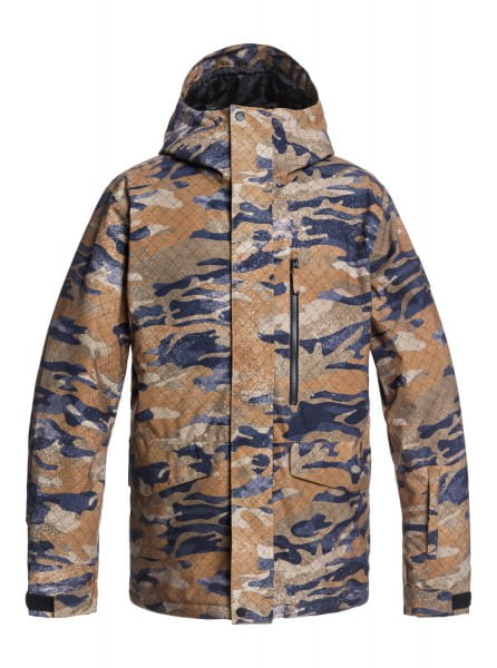.// /      Quiksilver Mission Printed Military Olive Gps P