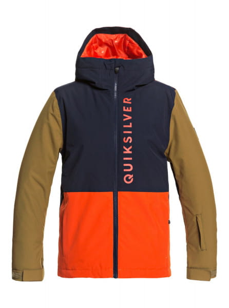Оранжевый детская сноубордическая куртка side hit 8-16