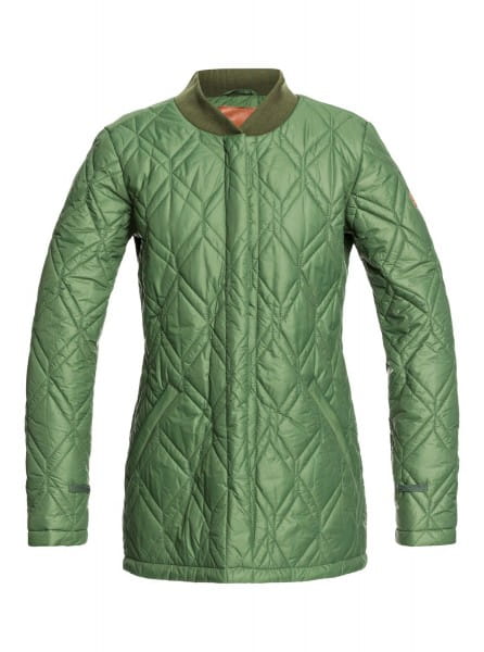 Жен./Одежда/Верхняя одежда/Куртки зимние Женская Куртка Roxy Amy 3In1 Bronze Green