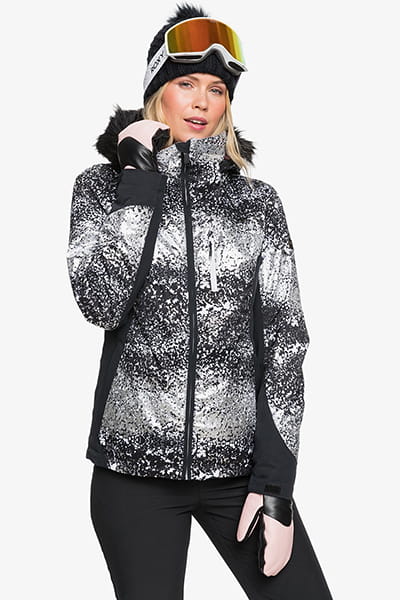 Черный женская сноубордическая куртка jet ski premium