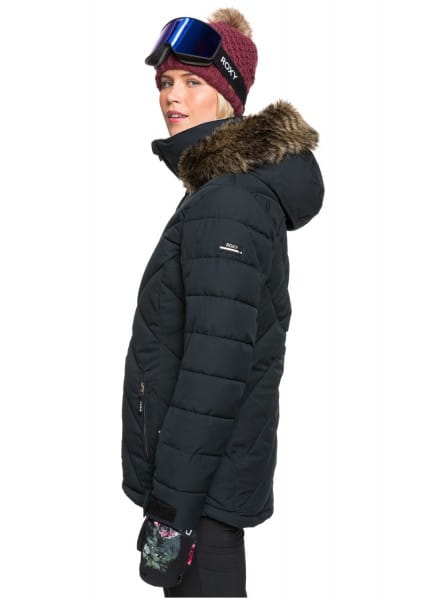Жен./Сноуборд/Верхняя одежда/Куртки для сноуборда Женская Сноубордическая Куртка Roxy Quinn True Black
