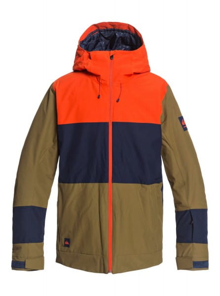 Оранжевый мужская сноубордическая куртка sycamore