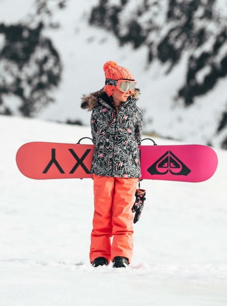 Дев./Сноуборд/Одежда для сноуборда/Штаны для сноуборда Детский Сноубордический Полукомбинезон Roxy Non Stop