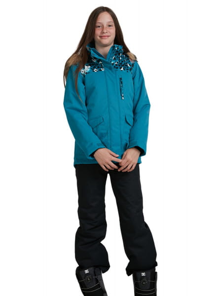 Бирюзовый детская сноубордическая куртка moonlight 8-16