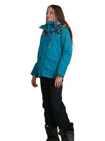 Дев./Сноуборд/Верхняя одежда/Куртки для сноуборда Детская Сноубордическая Куртка Roxy Moonlight 8-16