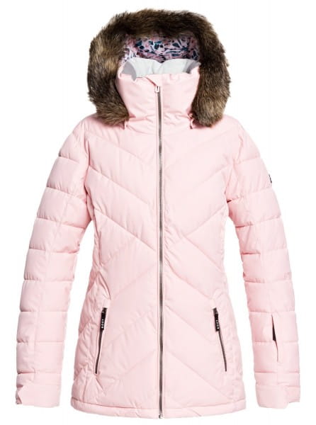 Жен./Сноуборд/Верхняя одежда/Куртки для сноуборда Женская Сноубордическая Куртка Roxy Quinn Silver Pink