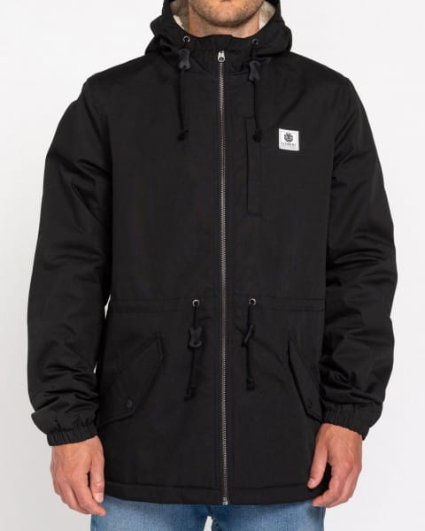 Черный водостойкая мужская куртка wolfeboro stark