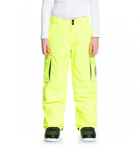 Мал./Сноуборд/Одежда для сноуборда/Штаны для сноуборда Детские Сноубордические Штаны Dc Banshee 8-16 Safety Yellow