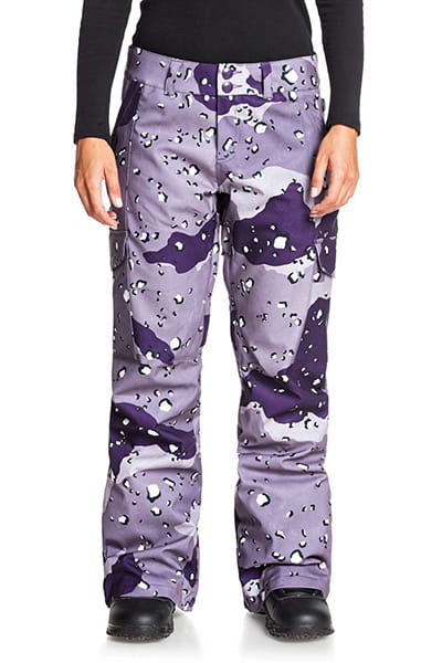 Фиолетовый женские сноубордические штаны nonchalant