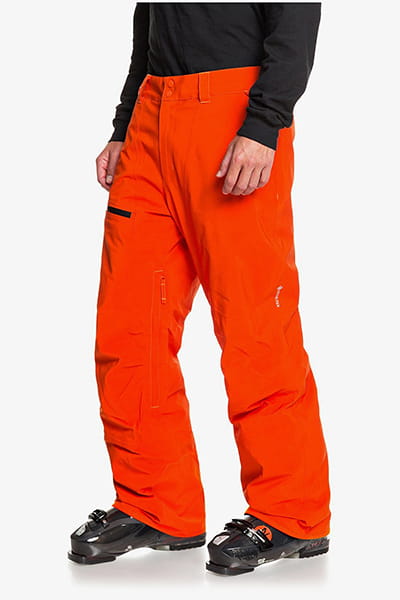 Оранжевый мужские сноубордические штаны forever 2l gore-tex®