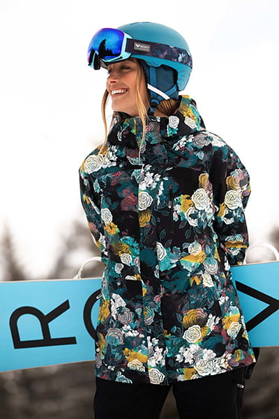 Мультиколор женская сноубордическая куртка gore-tex® stretch haze