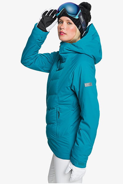 Голубой женская сноубордическая куртка dusk