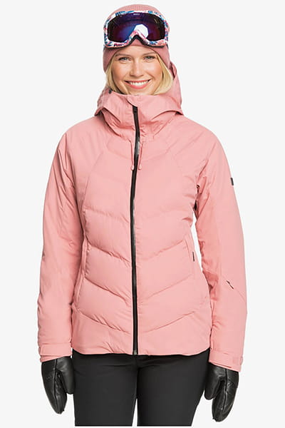 Розовый женская сноубордическая куртка dusk