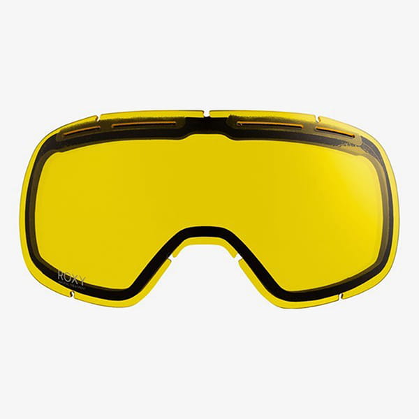 Желтый линза для сноубордической маски rockferry basic