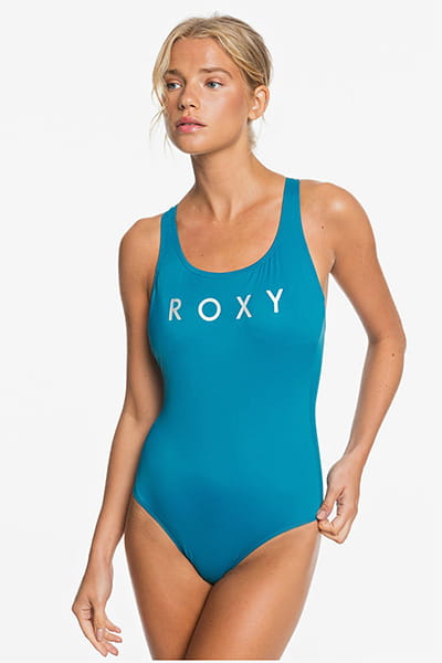 Голубой женский купальник roxy fitness