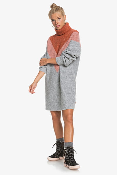 Жен./Одежда/Платья/Платья Женское Платье Roxy-свитер оверсайз Juniper Hills