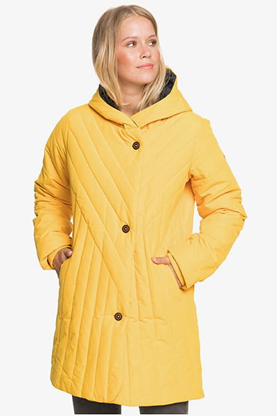 Желтый женская куртка madden