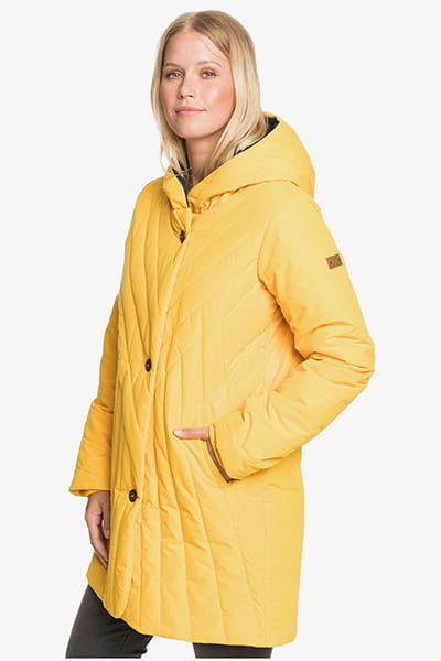 Желтый женская куртка madden