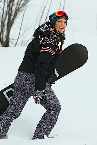 Мультиколор женский сноубордический полукомбинезон pop snow summit