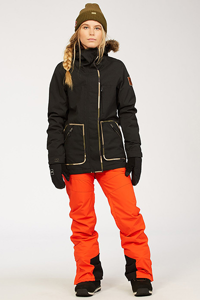 Оранжевый сноубордические штаны malla