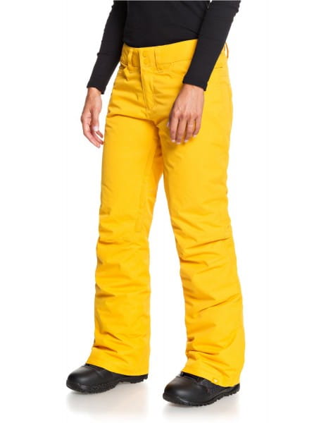 Желтый женские сноубордические штаны backyard