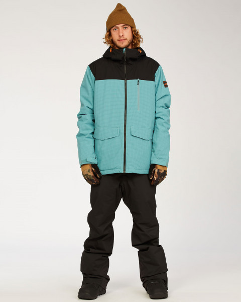 Муж./Сноуборд/Верхняя одежда/Куртки для сноуборда Мужская Сноубордическая Куртка Billabong All Day Spray Blue